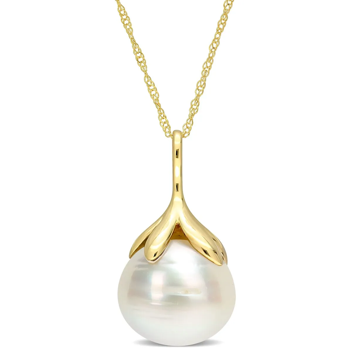 Miadora 10-11mm South Sea Cultured Pearl 14k Yellow Gold sold by Zulily