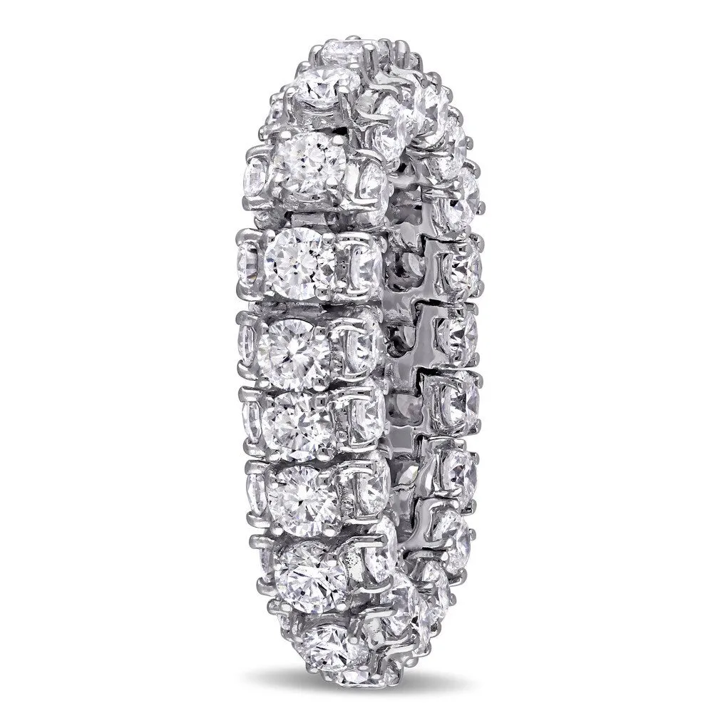 Miadora Signature Collection 18k White Gold 6 1/10ct TDW Diamond Eternity Ring sold by Zulily product image thumbnail 2