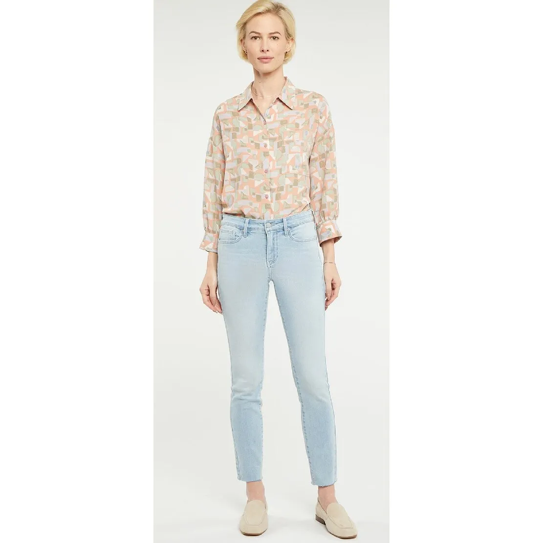 NYDJ Women's Alina Skinny Ankle Jeans Blue Size 0 sold by Zulily