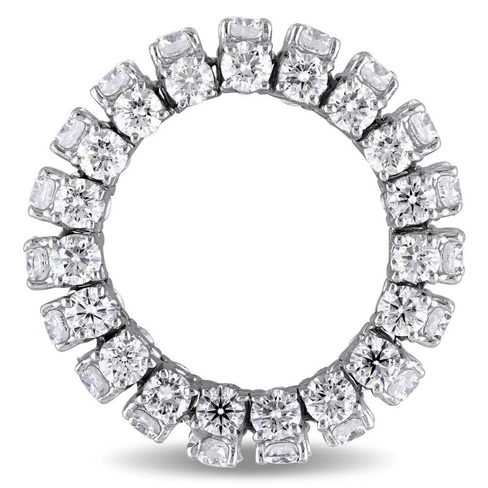 Miadora Signature Collection 18k White Gold 6 1/10ct TDW Diamond Eternity Ring sold by Zulily product image thumbnail 5