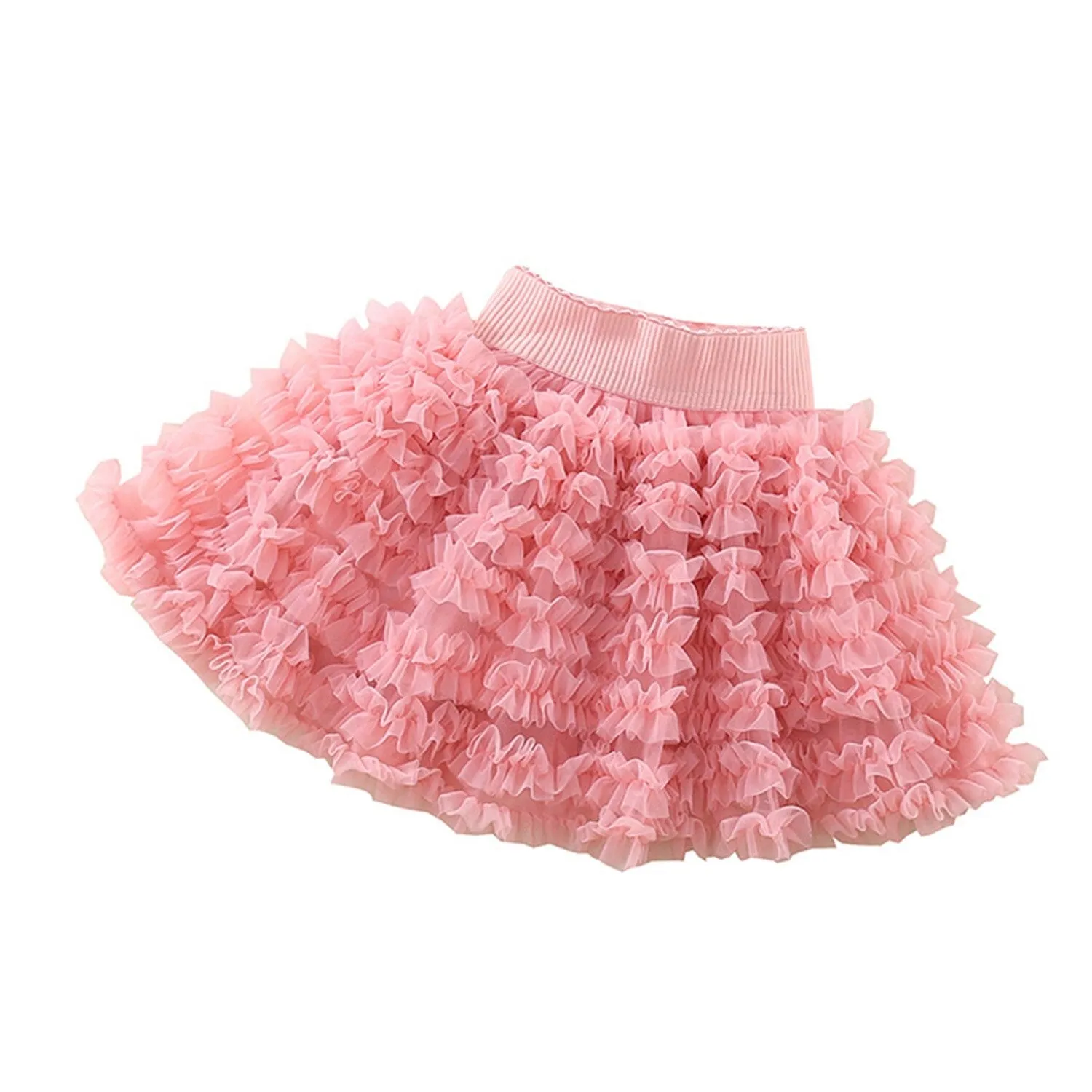 Pink Ruffle-Accent Tutu Skirt sold by Zulily product image thumbnail 2