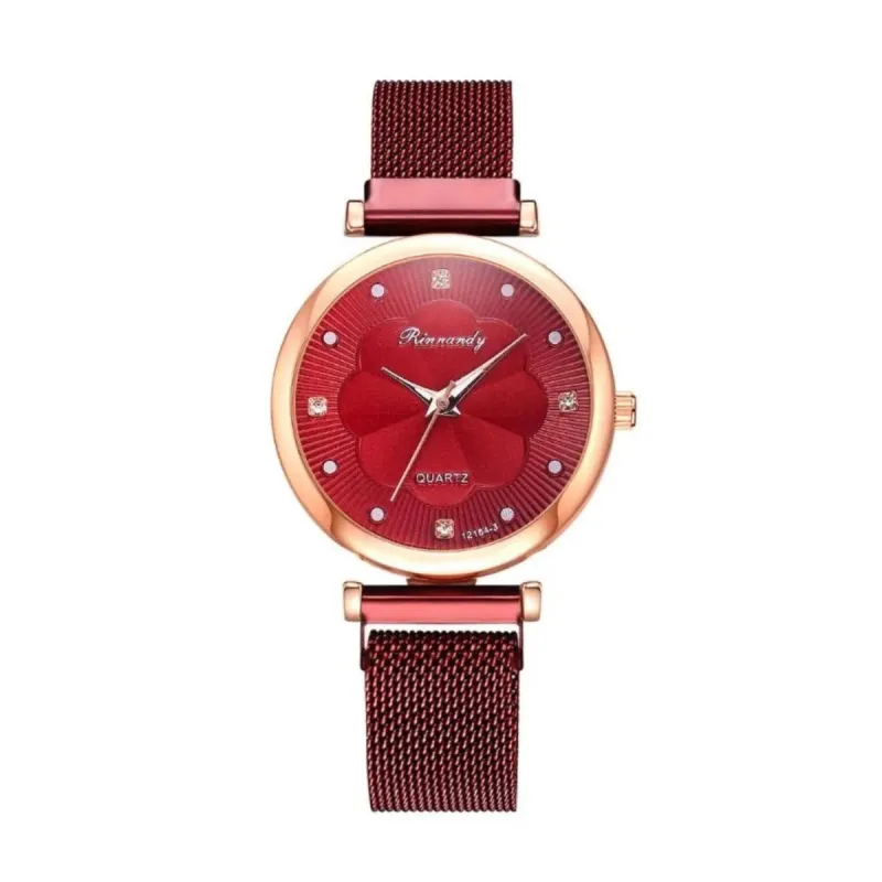 Rec Goldtone Crystal Cat Watch - Red sold by Zulily