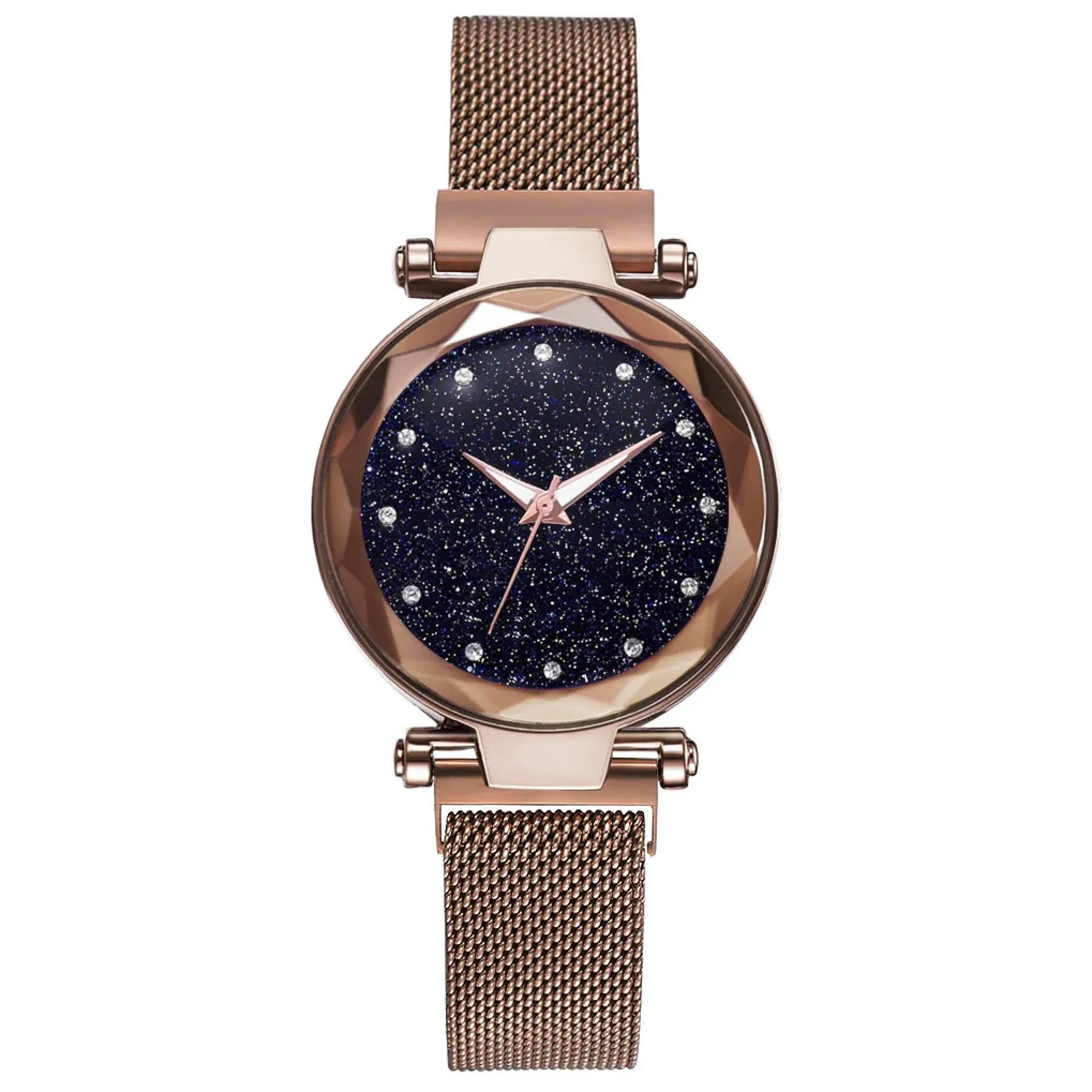 Rose Gold Bezelled-edge Sparkle Watch - Rosegold sold by Zulily