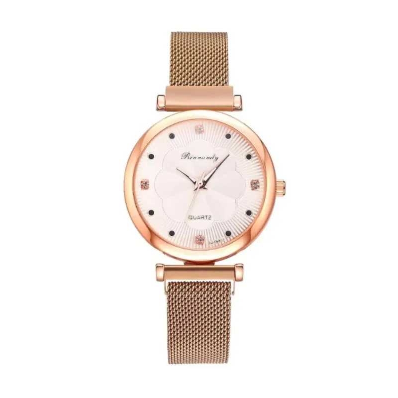 White Goldtone Crystal Cat Watch sold by Zulily