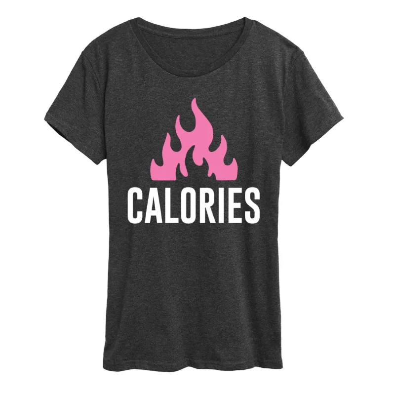 Women's Burning Calories Short Sleeve Tee sold by Zulily