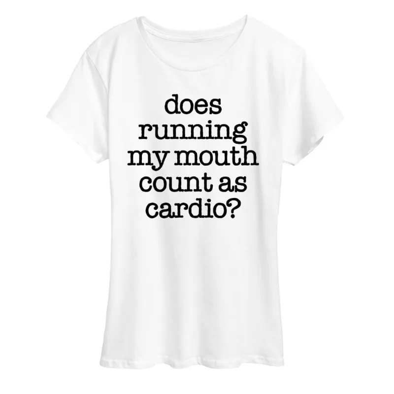 Women's Running My Mouth Short Sleeve Tee sold by Zulily