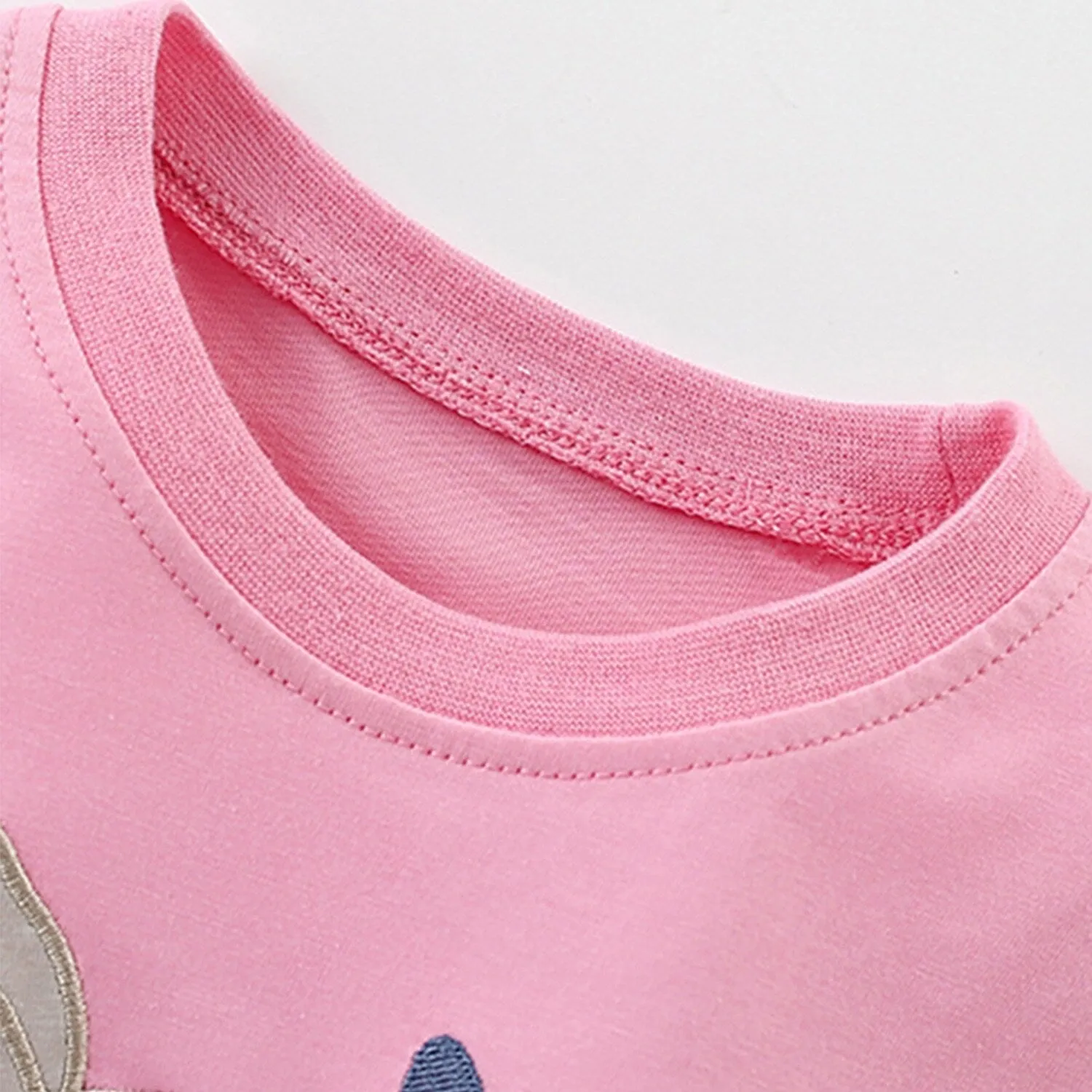Pink Bunny Butterfly Round Neck Short-Sleeve T-Shirt sold by Zulily product image thumbnail 2