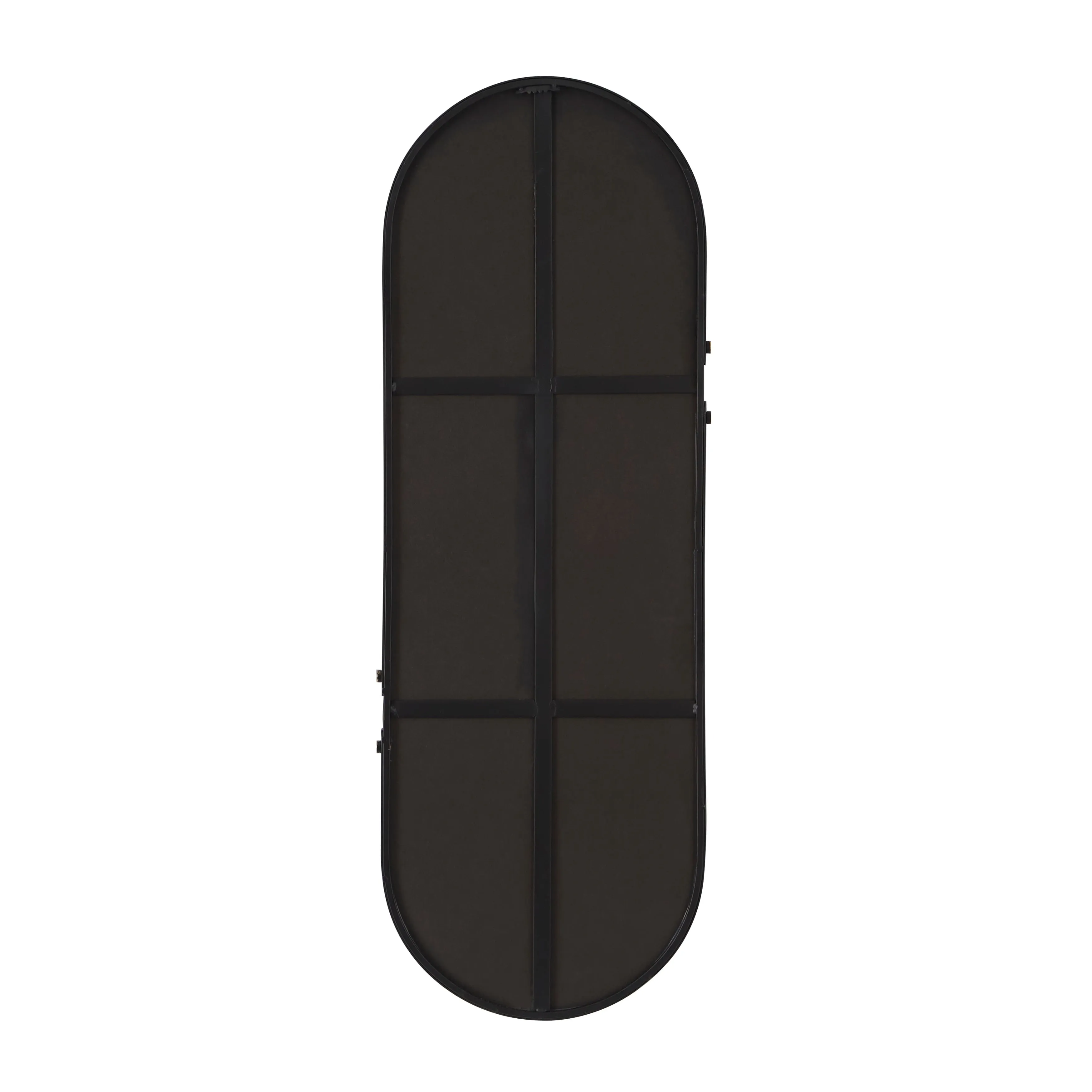 CosmoLiving by Cosmopolitan Black Metal Oval Room Wall Mirror - 43 x 15 x 2 sold by Zulily product image thumbnail 5