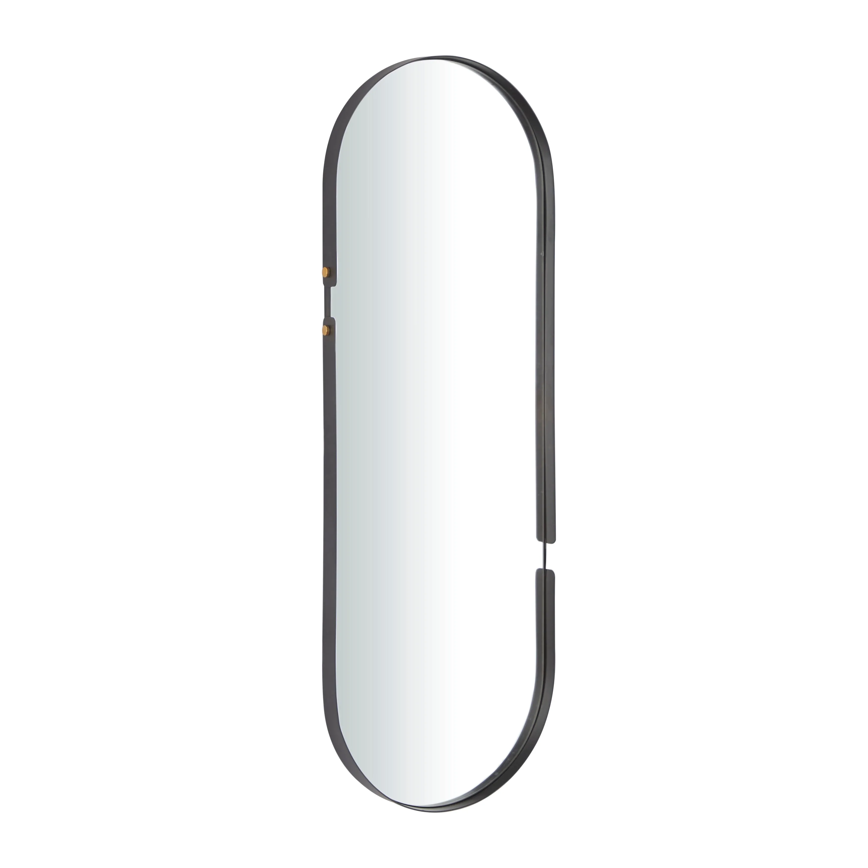 CosmoLiving by Cosmopolitan Black Metal Oval Room Wall Mirror - 43 x 15 x 2 sold by Zulily