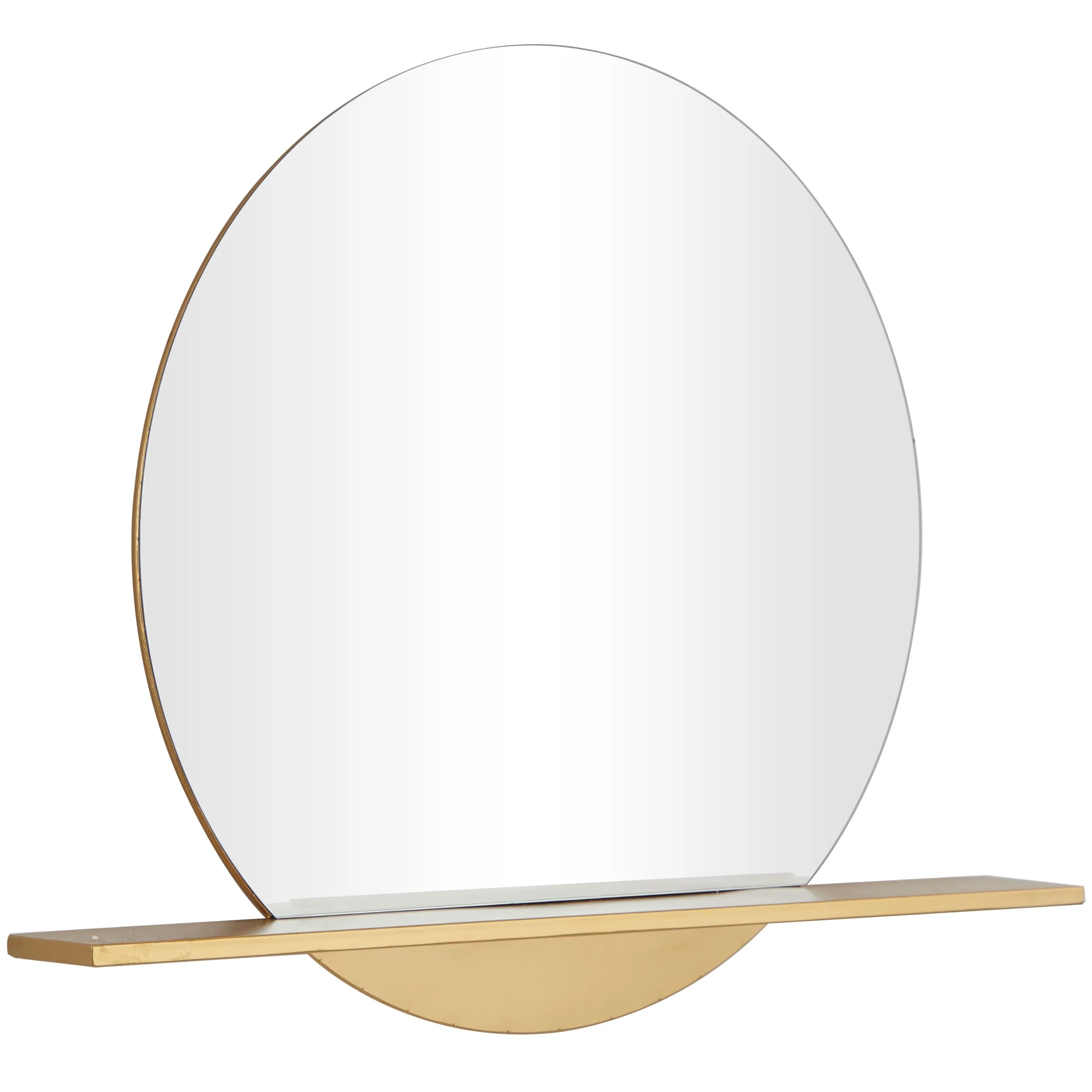 Gold Metal 1 Shelf Room Wall Mirror - 35"W, 28"H sold by Zulily product image thumbnail 3