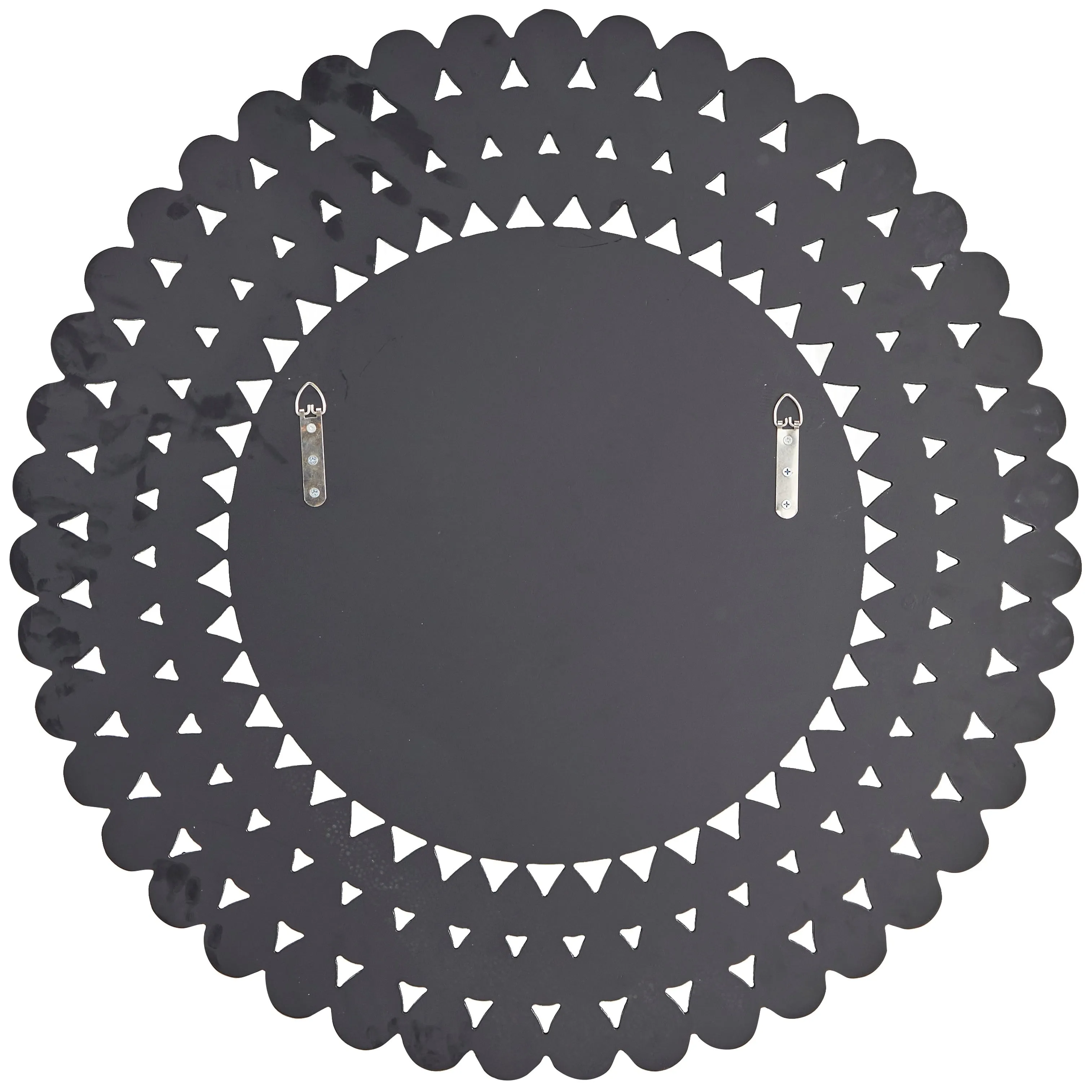 Silver Glass Starburst Wall Mirror with Teardrop Embellishment - 31"W, 31"H sold by Zulily product image thumbnail 5
