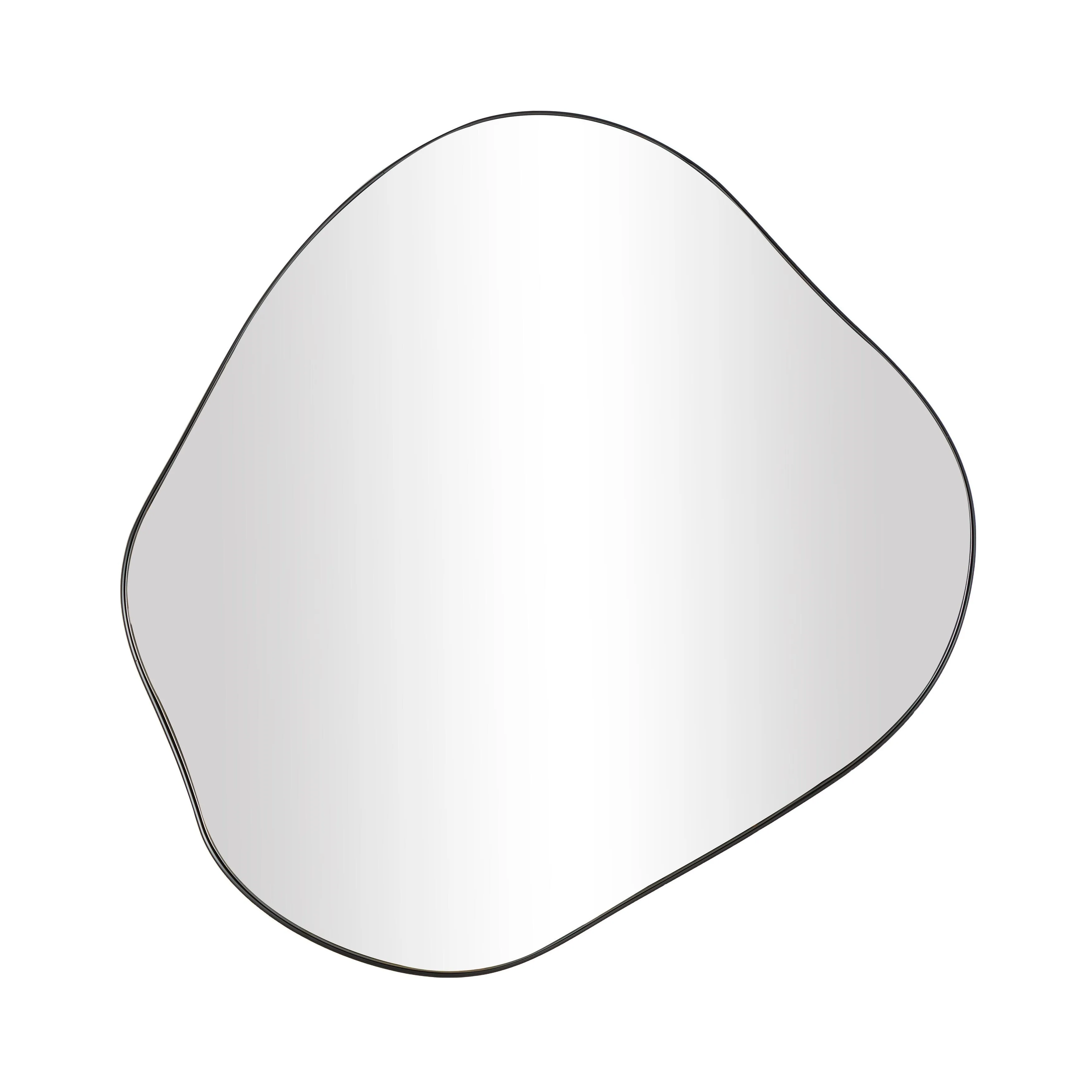 CosmoLiving by Cosmopolitan Black Metal Wavy Abstract Wall Mirror sold by Zulily product image thumbnail 2