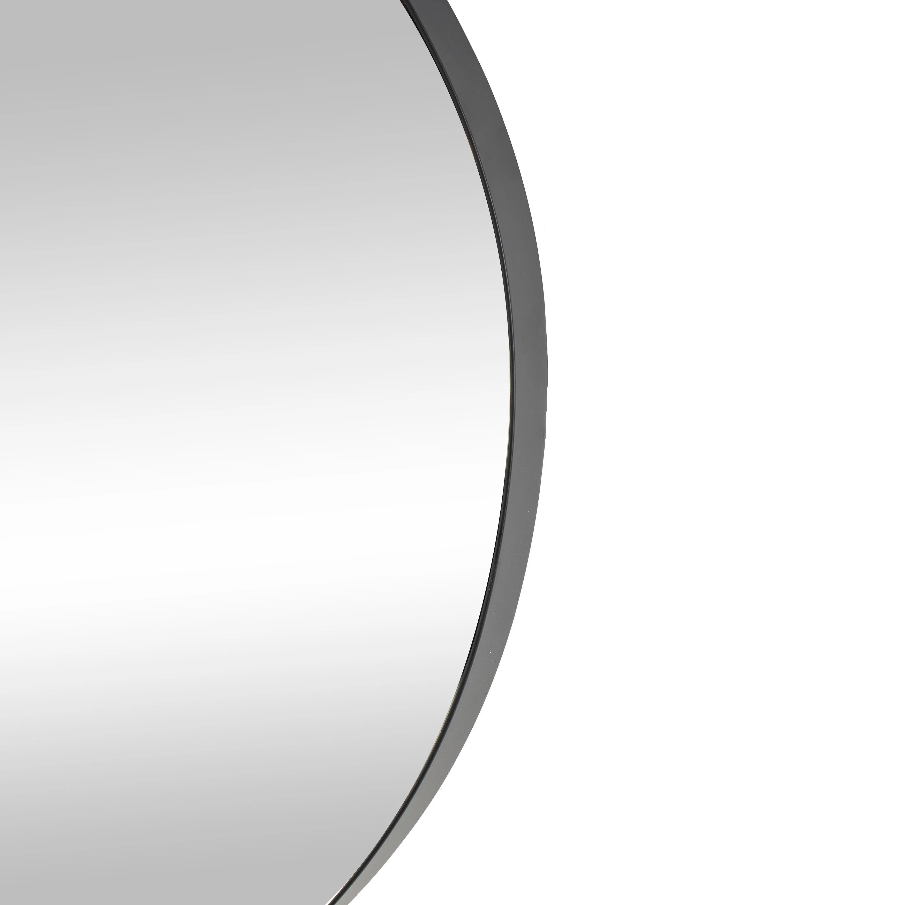 CosmoLiving by Cosmopolitan Black Metal Wavy Abstract Wall Mirror sold by Zulily product image thumbnail 4