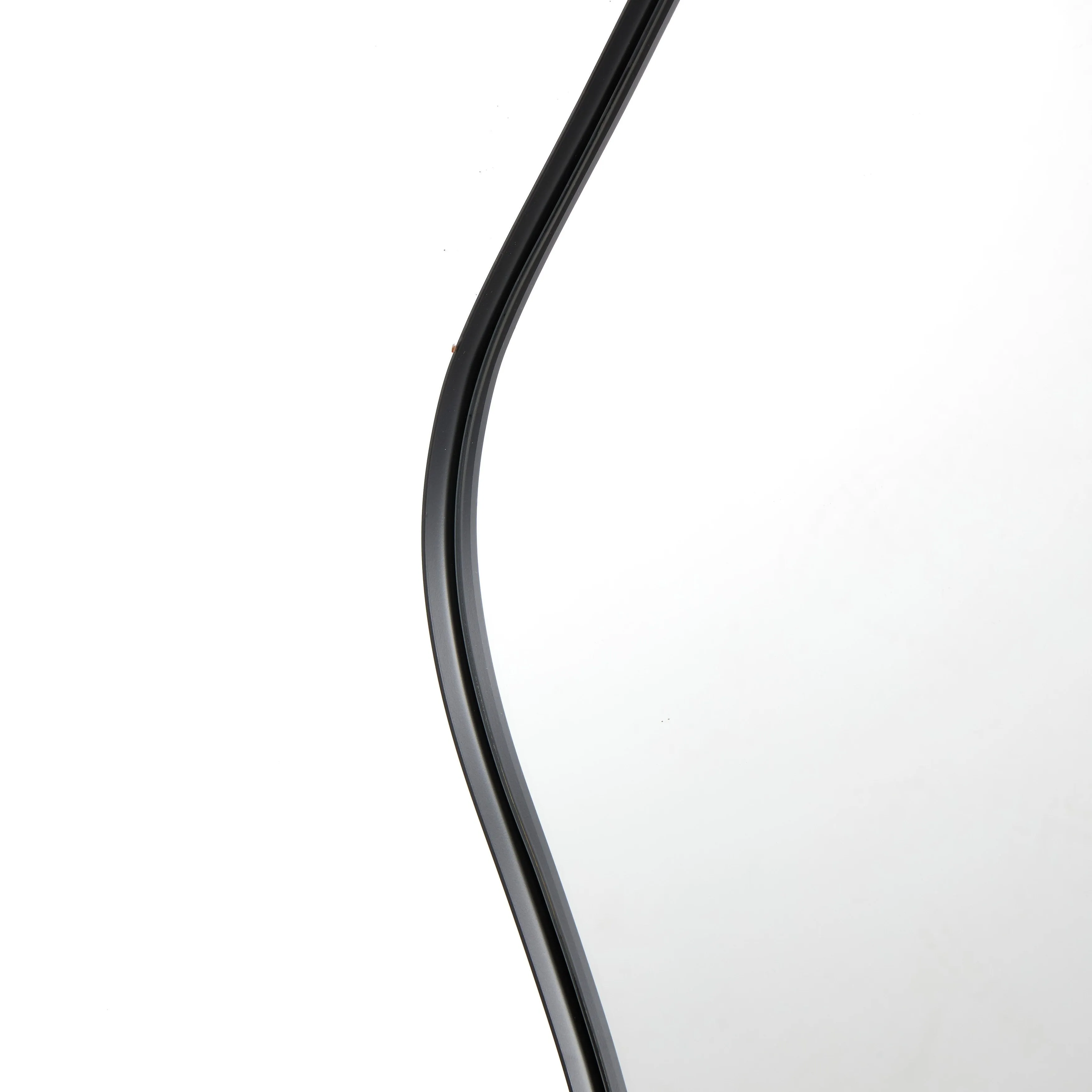 CosmoLiving by Cosmopolitan Black Metal Wavy Abstract Wall Mirror sold by Zulily product image thumbnail 5