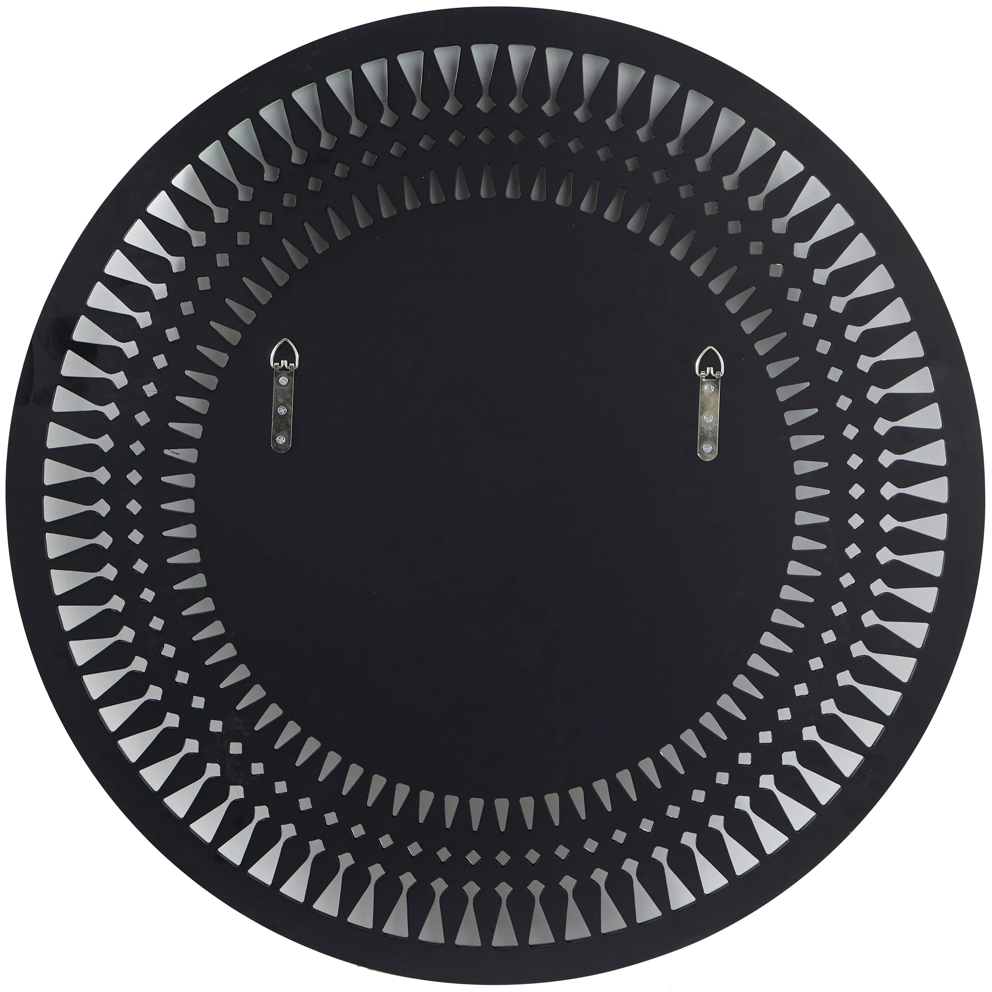 Elegant Silver Glass Wall Mirror with Crystal Embellishment sold by Zulily product image thumbnail 5