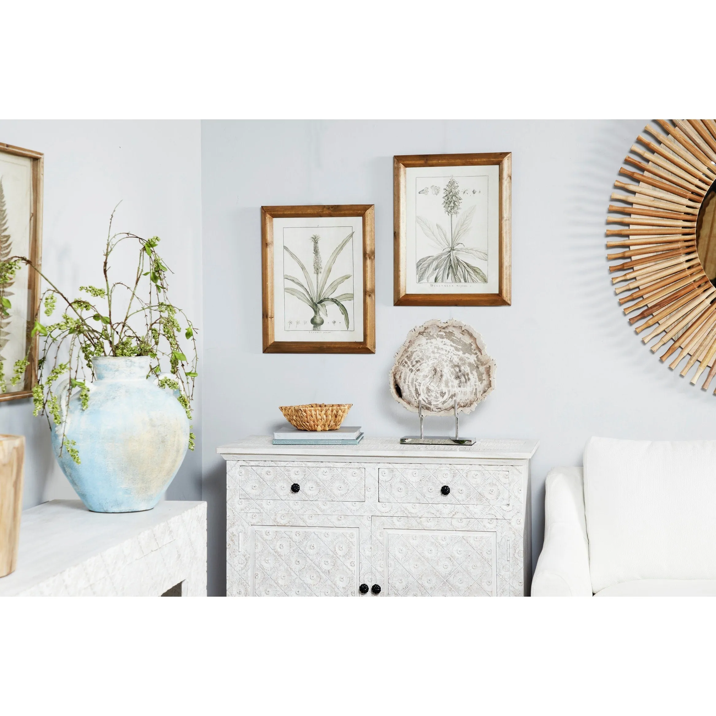 Light Brown Wood Vintage Framed Wall Art (Set of 2) sold by Zulily product image thumbnail 2