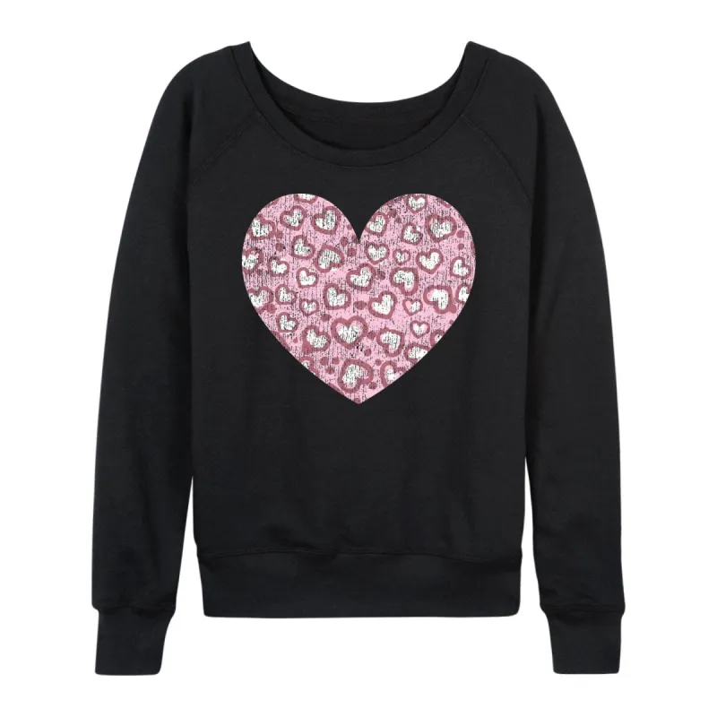 Women's Heart Pint Cheetah Heart Pullover sold by Zulily