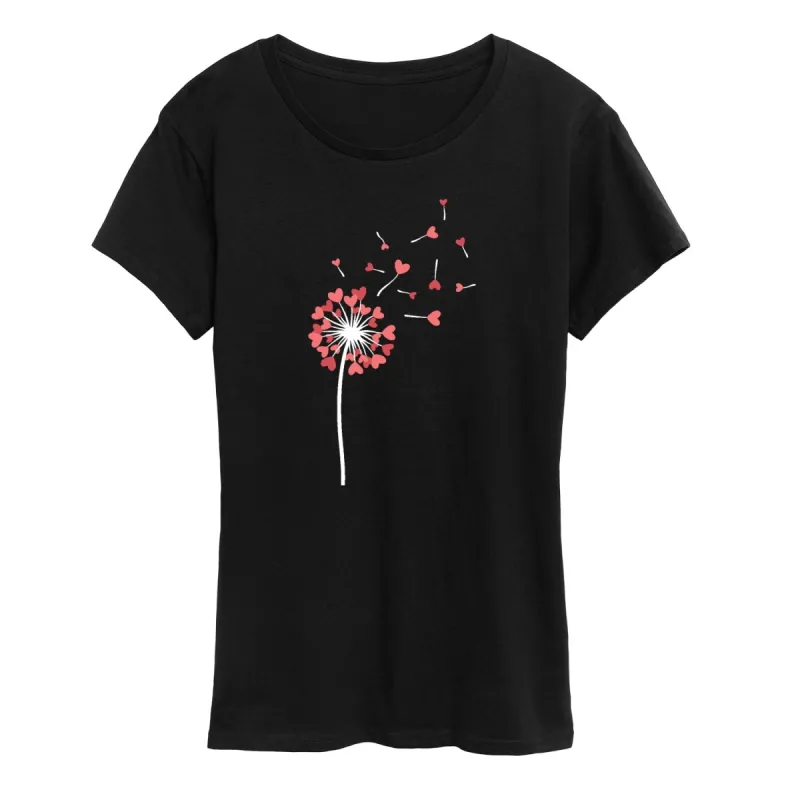 Women's Dandelion Hearts Short Sleeve Tee sold by Zulily