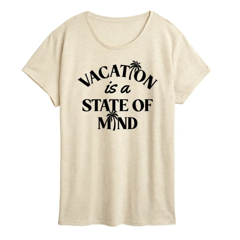 Women's Vacation is a State of Mind Short Sleeve Tee sold by Zulily