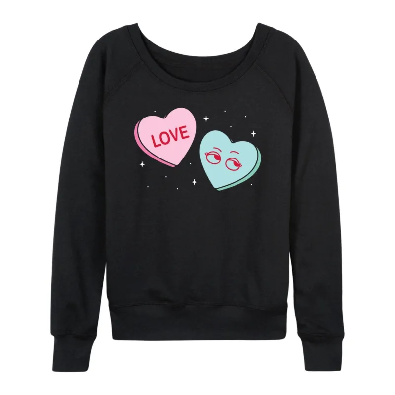 Women's Love Eye Roll Hearts Pullover sold by Zulily