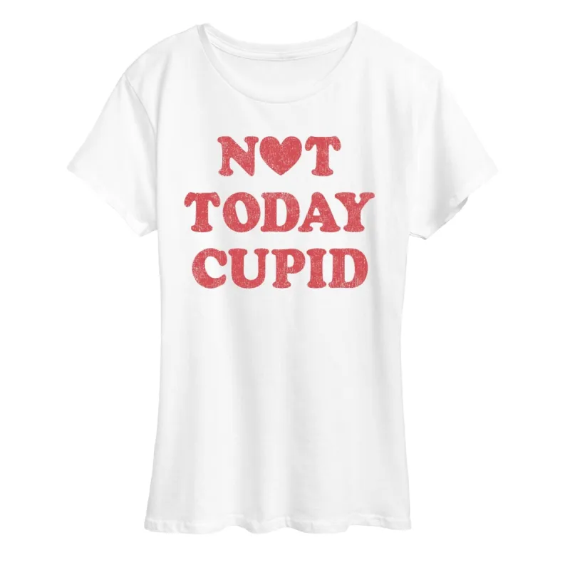 Women's Not Today Cupid Short Sleeve Tee sold by Zulily