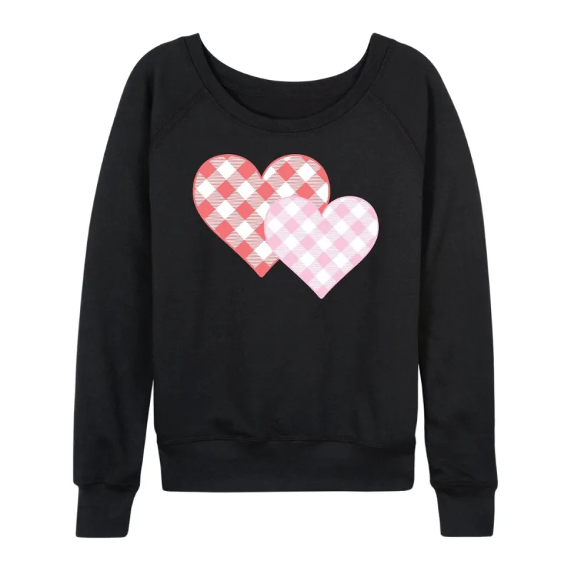 Women's Plaid Heart Duo Pullover sold by Zulily