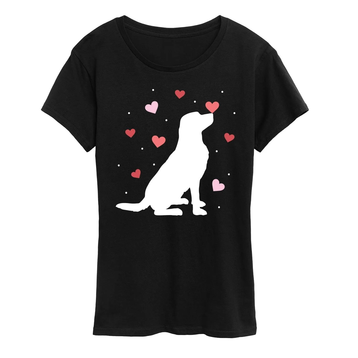 Women's Dog With Hearts Short Sleeve Tee sold by Zulily