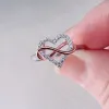 Sterling Silver Rose Gold Two-Tone Infinity Ring sold by Zulily