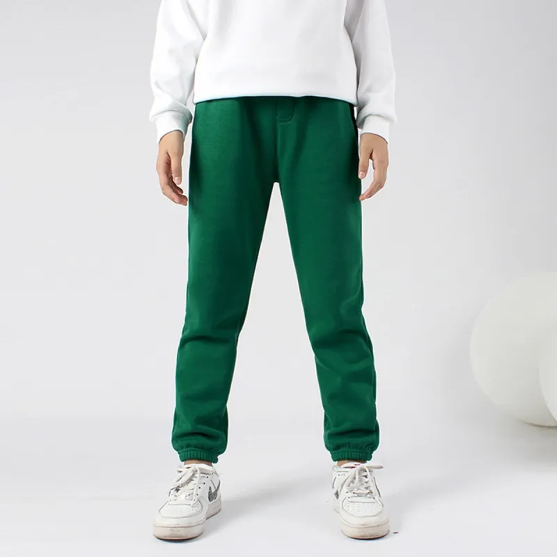 Green Fleece Sweatpants made by Zulily