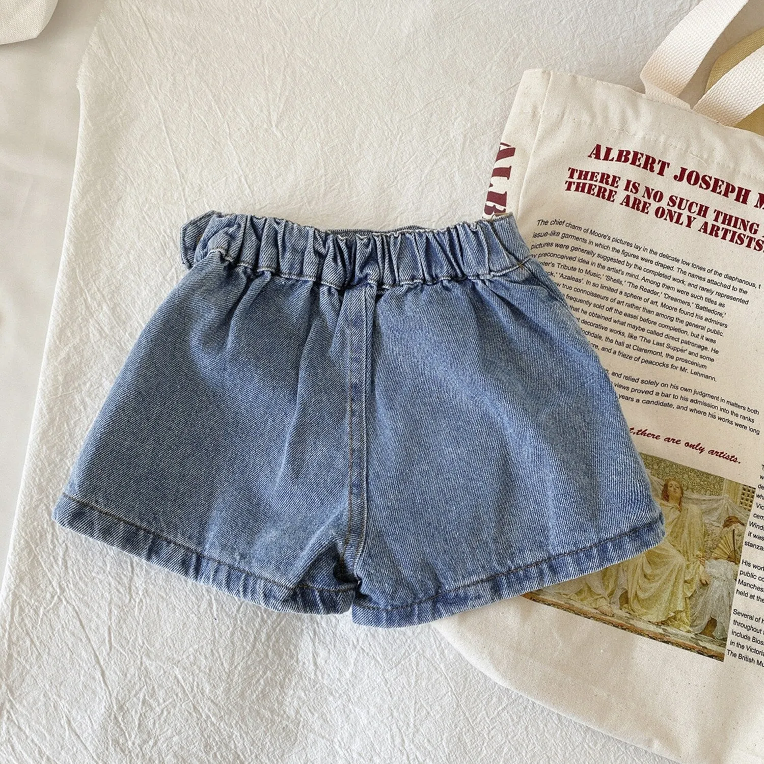 Blue Denim Skorts sold by Zulily product image thumbnail 4