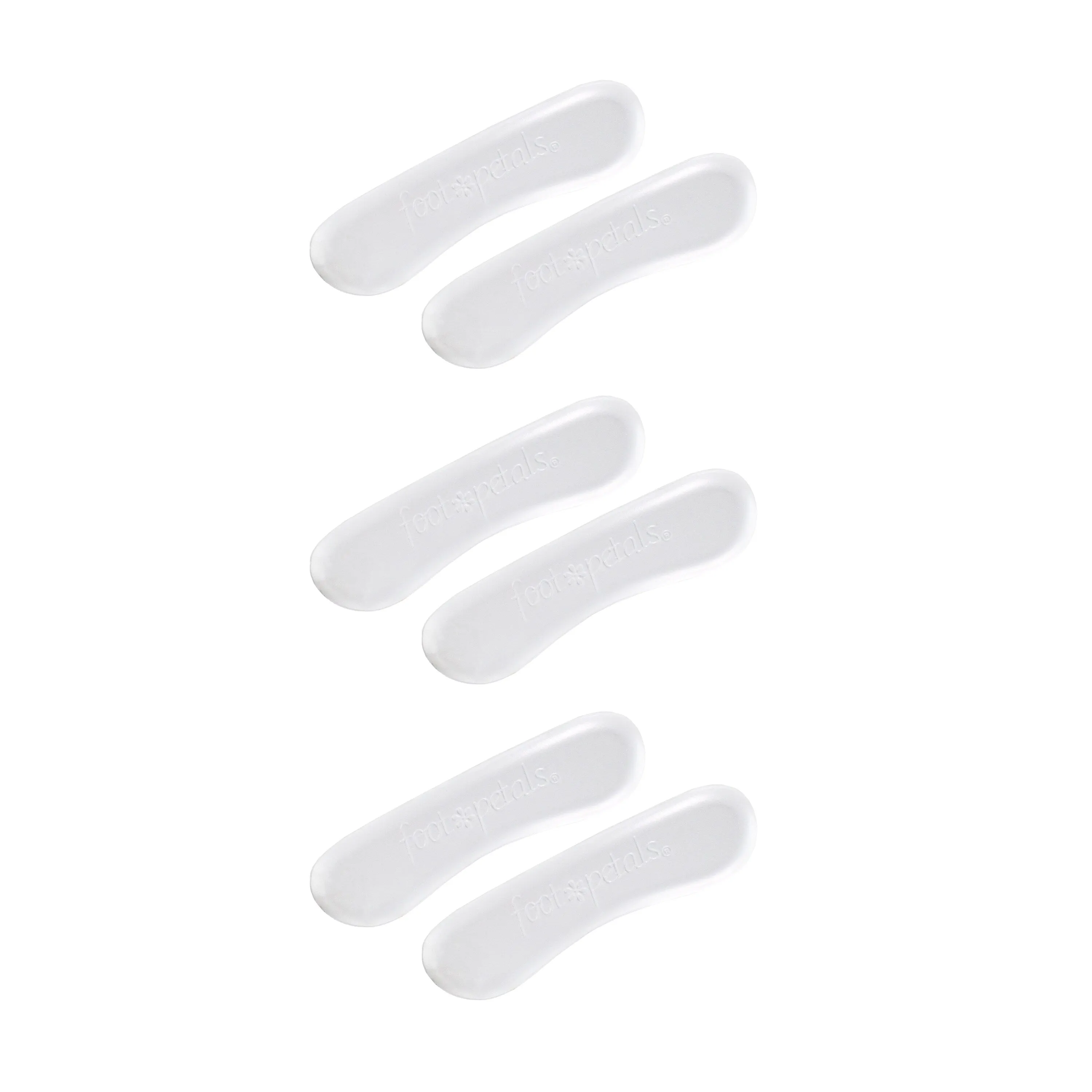 Gel Back of Heel Cushions - Pack of 3 Pairs - Clear sold by Zulily