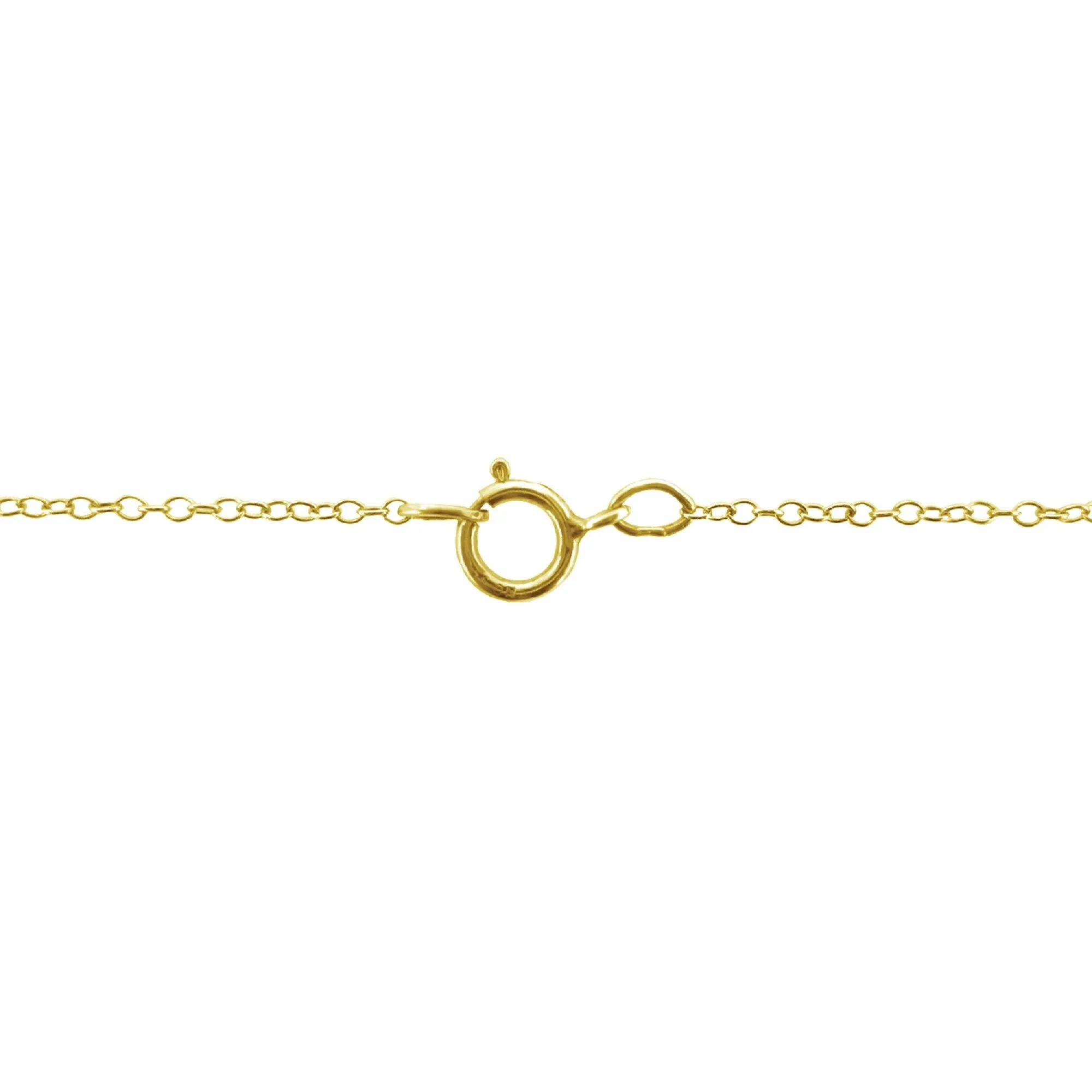 Gold Over Sterling Silver with Ruby Solitaire Pendant with 18" Chain sold by Zulily product image thumbnail 2