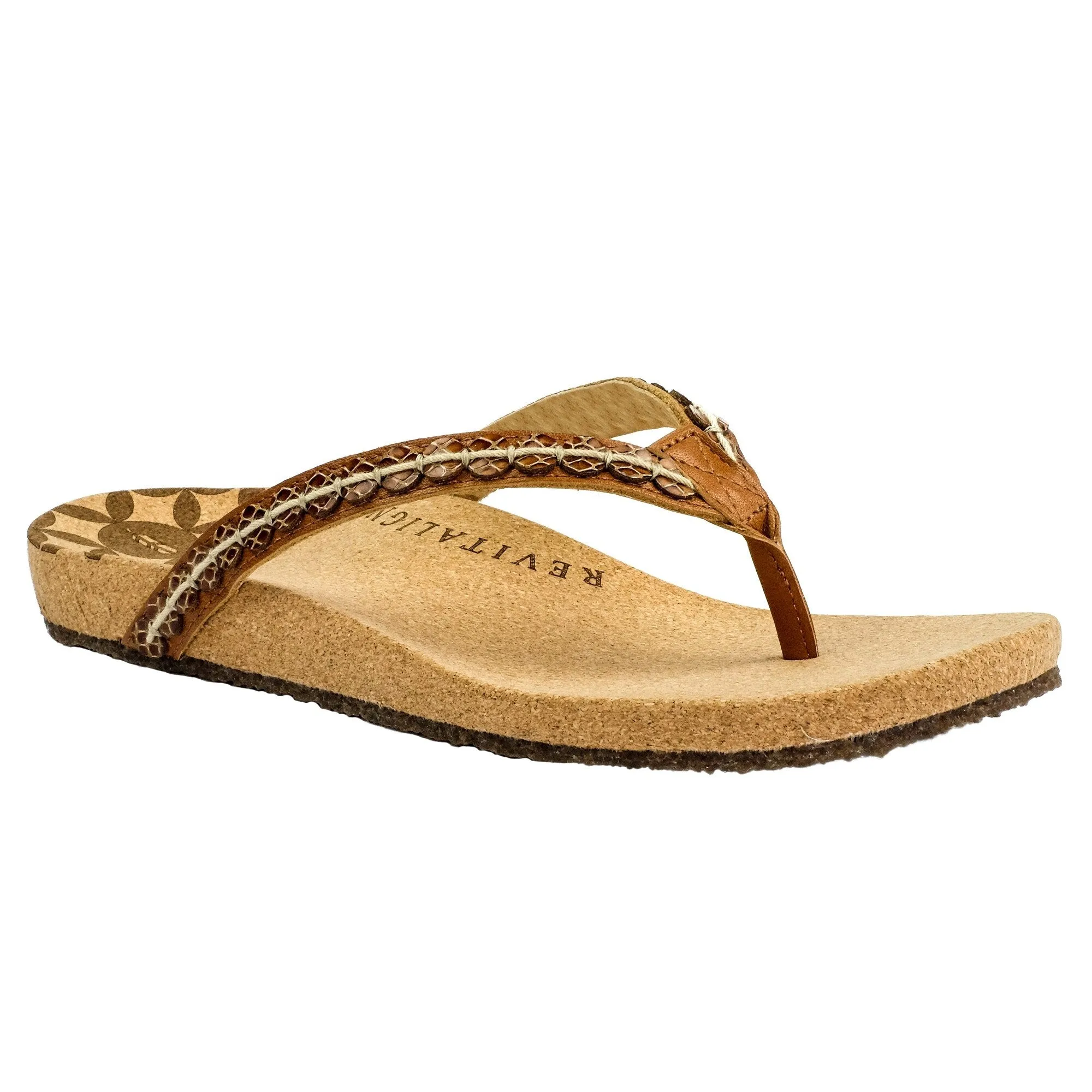 Kena Flip Full-grain Leather Sandal sold by Zulily