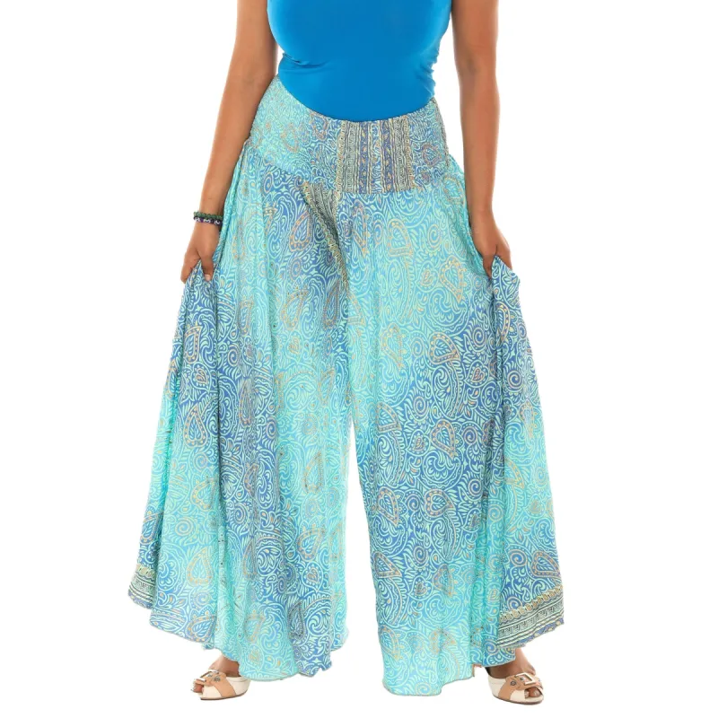 Bohemian Vibe with Floral Print Wide Leg Pants for Women sold by Zulily