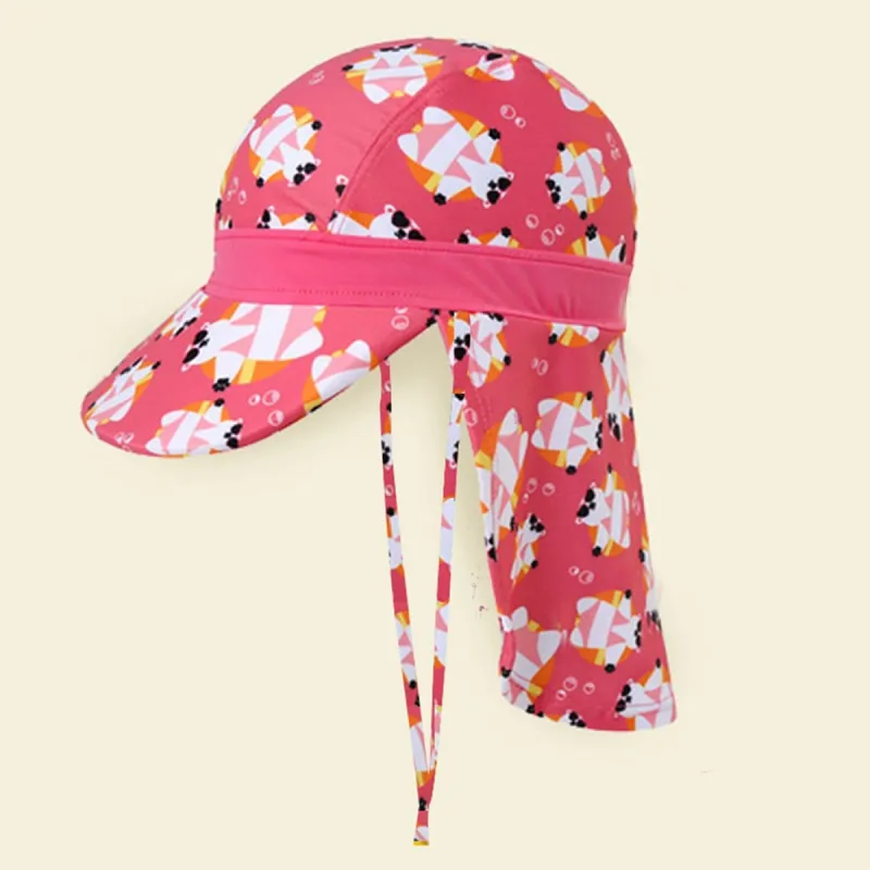 Pink Bear Sun Hats sold by Zulily