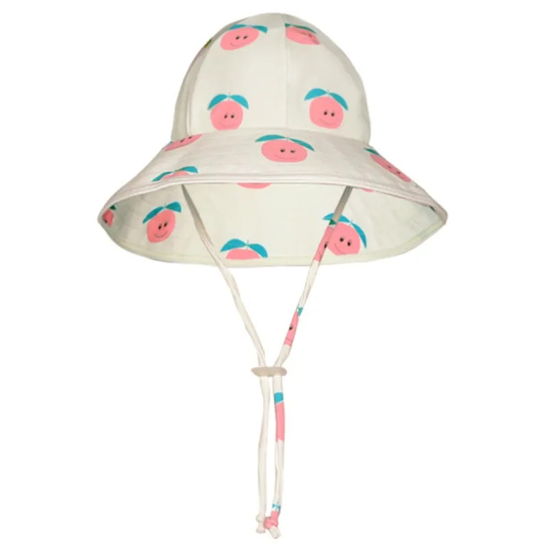Cream & Pink Apple Sun Hats sold by Zulily