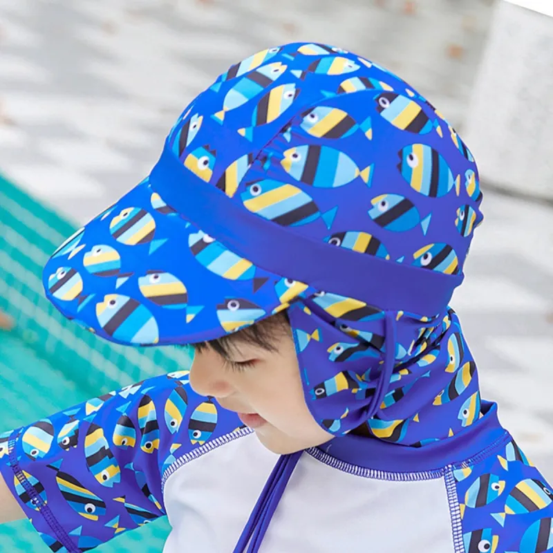 Blue Fish Sun Hats sold by Zulily