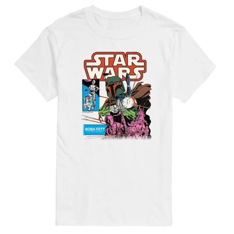 Men's Star Wars Fett Comic Cover Short Sleeve Tee sold by Zulily