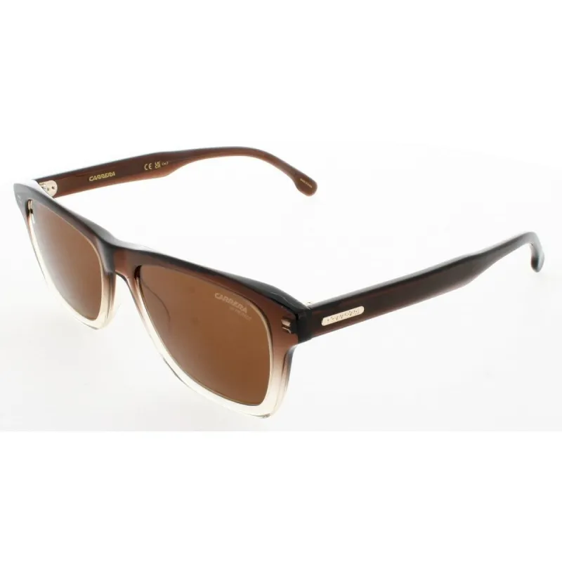 Carrera 266/S Brown Shaded Beige Frame Color Brown Lens Square Shaped Male Acetate Sunglasses sold by Zulily