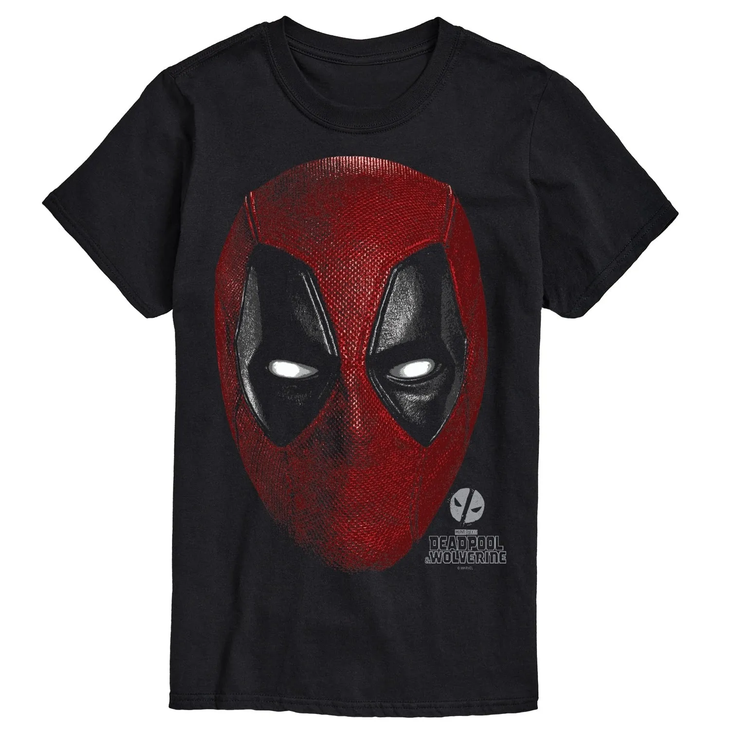 Men's Deadpool & Wolverine Oversized Face Short Sleeve Tee sold by Zulily