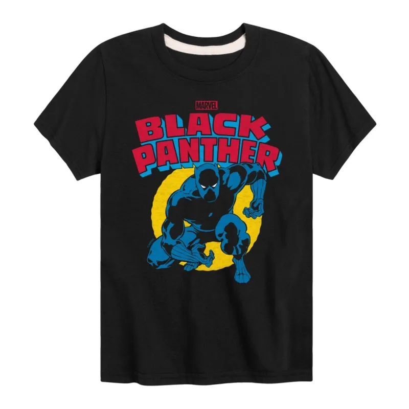 Boys Black Panther Short Sleeve Tee sold by Zulily