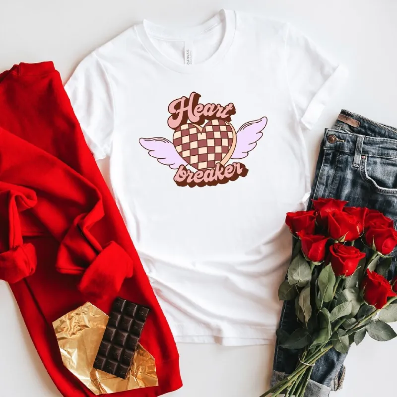 Heart Breaker Wings Short Sleeve Crewnneck Tee sold by Zulily