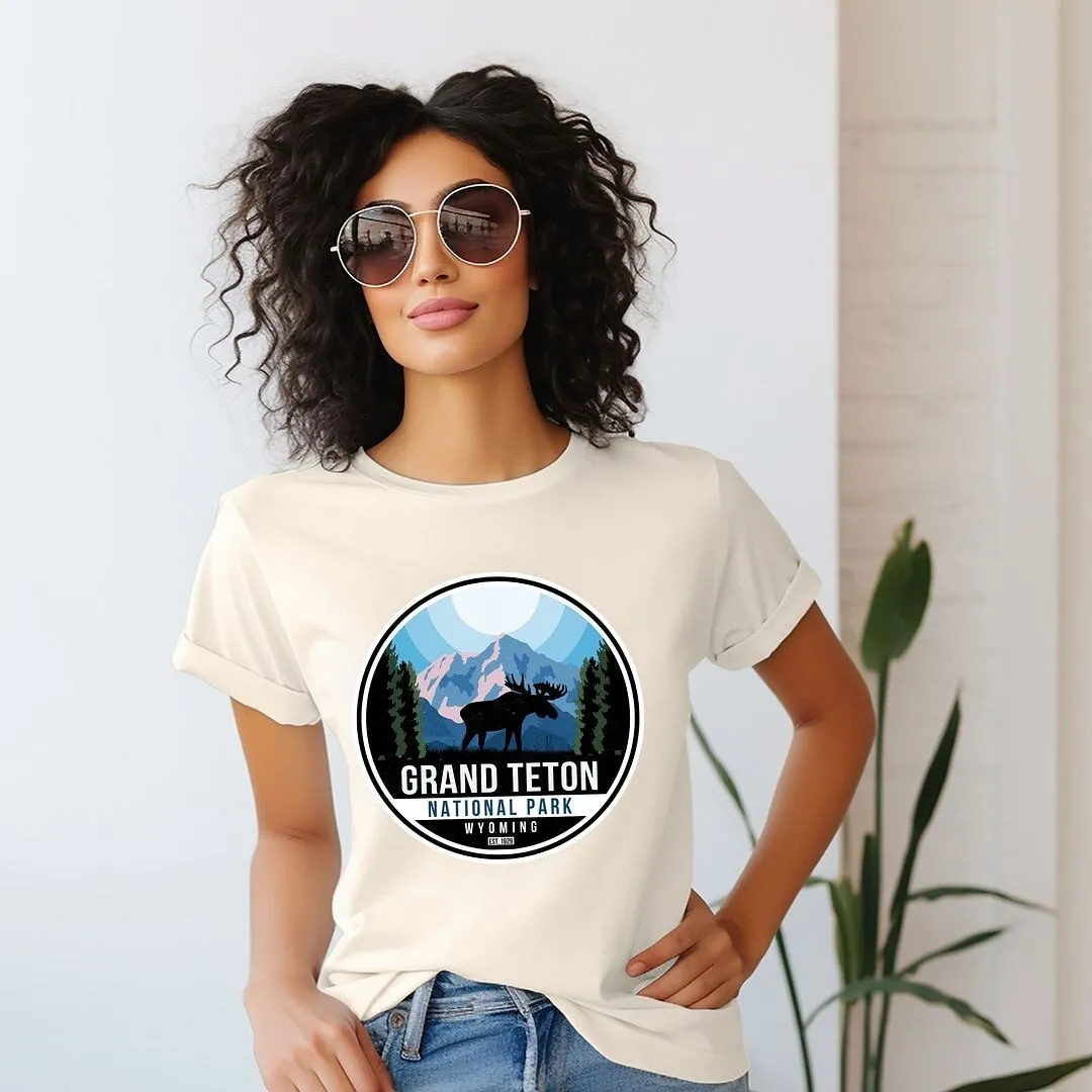 Grand Teton National Park Badge Short Sleeve Crewnneck Tee sold by Zulily product image thumbnail 3