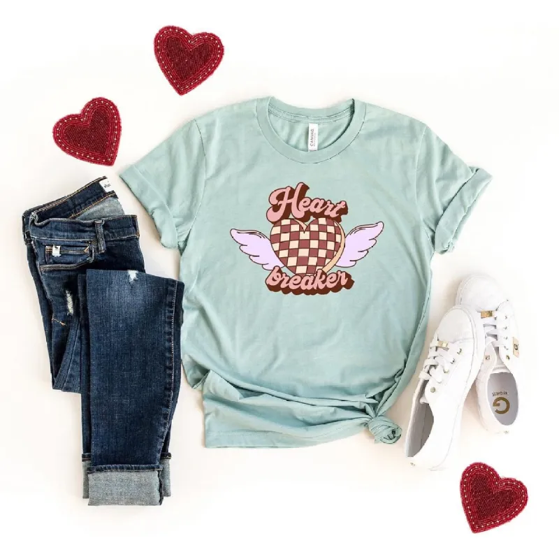 Heart Breaker Wings Short Sleeve Crewnneck Tee sold by Zulily