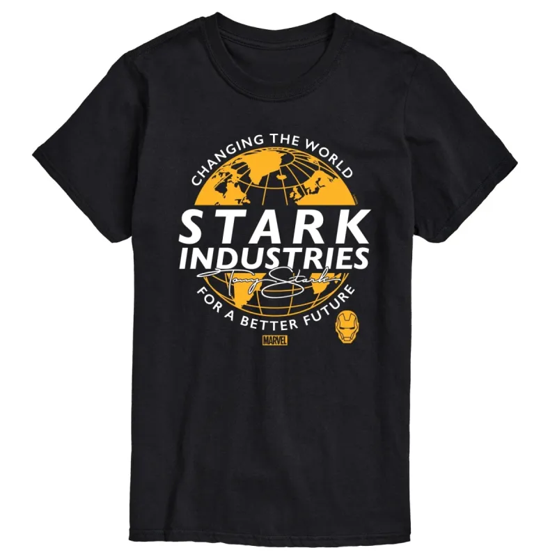 Men's Iron Man Stark Industries Short Sleeve Tee sold by Zulily