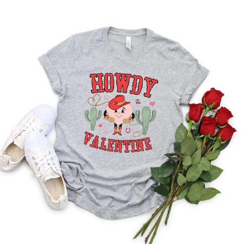 Howdy Valentine Heart Short Sleeve Crewnneck Tee sold by Zulily
