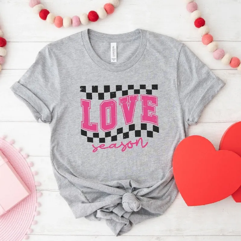 Love Season Distressed Short Sleeve Crewnneck Tee sold by Zulily