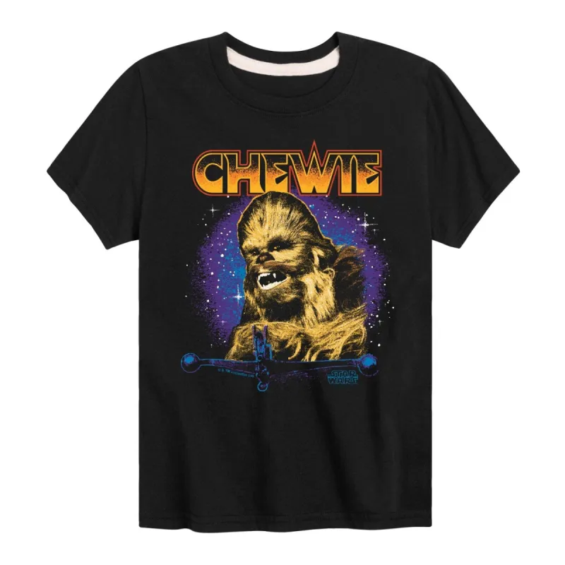 Boy's Star Wars Chewie Short Sleeve Tee sold by Zulily