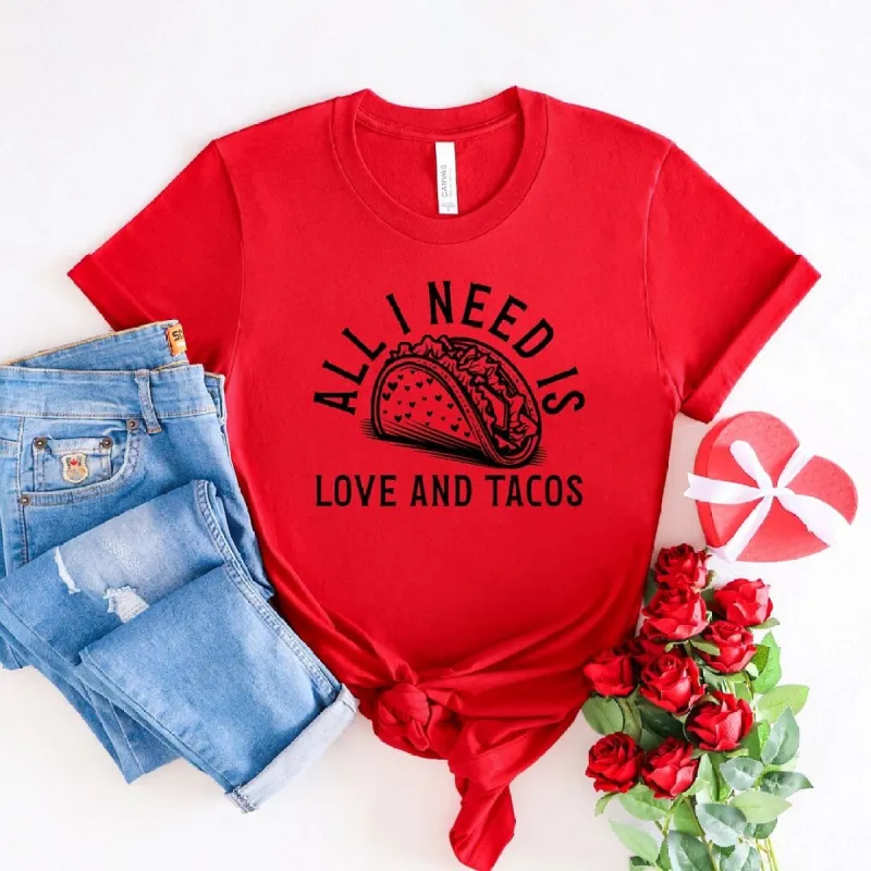 Valentine Taco Short Sleeve Crewnneck Tee sold by Zulily