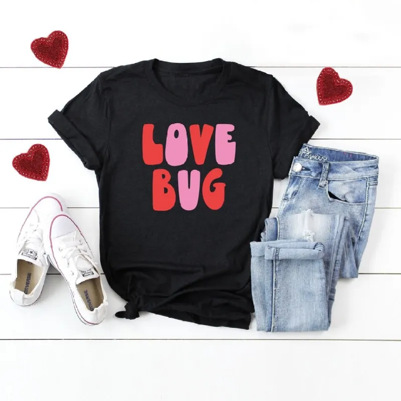 Love Bug Bold Short Sleeve Crewnneck Tee sold by Zulily